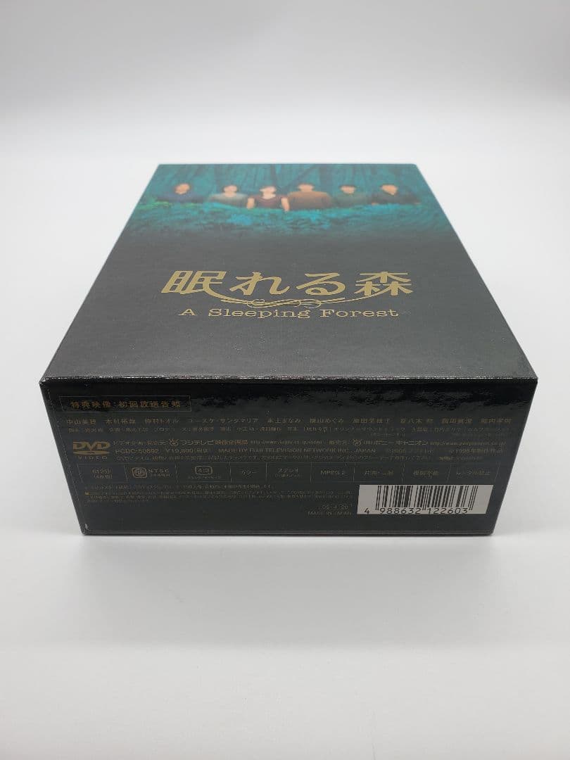 眠れる森 DVD-BOX〈4枚組〉中山美穂 木村拓哉