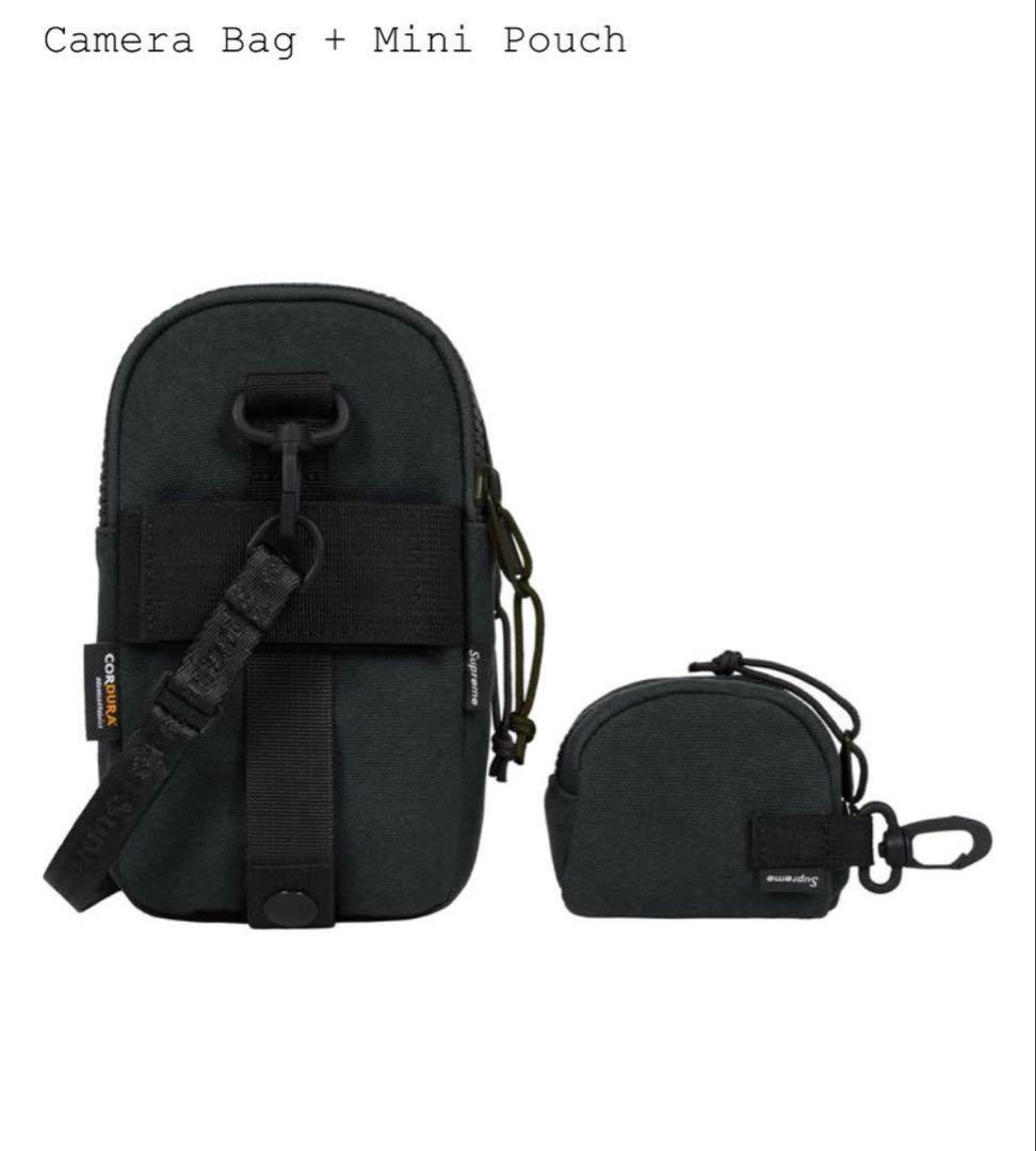 【完全未開封】supreme camera bag + mini pouch 黒