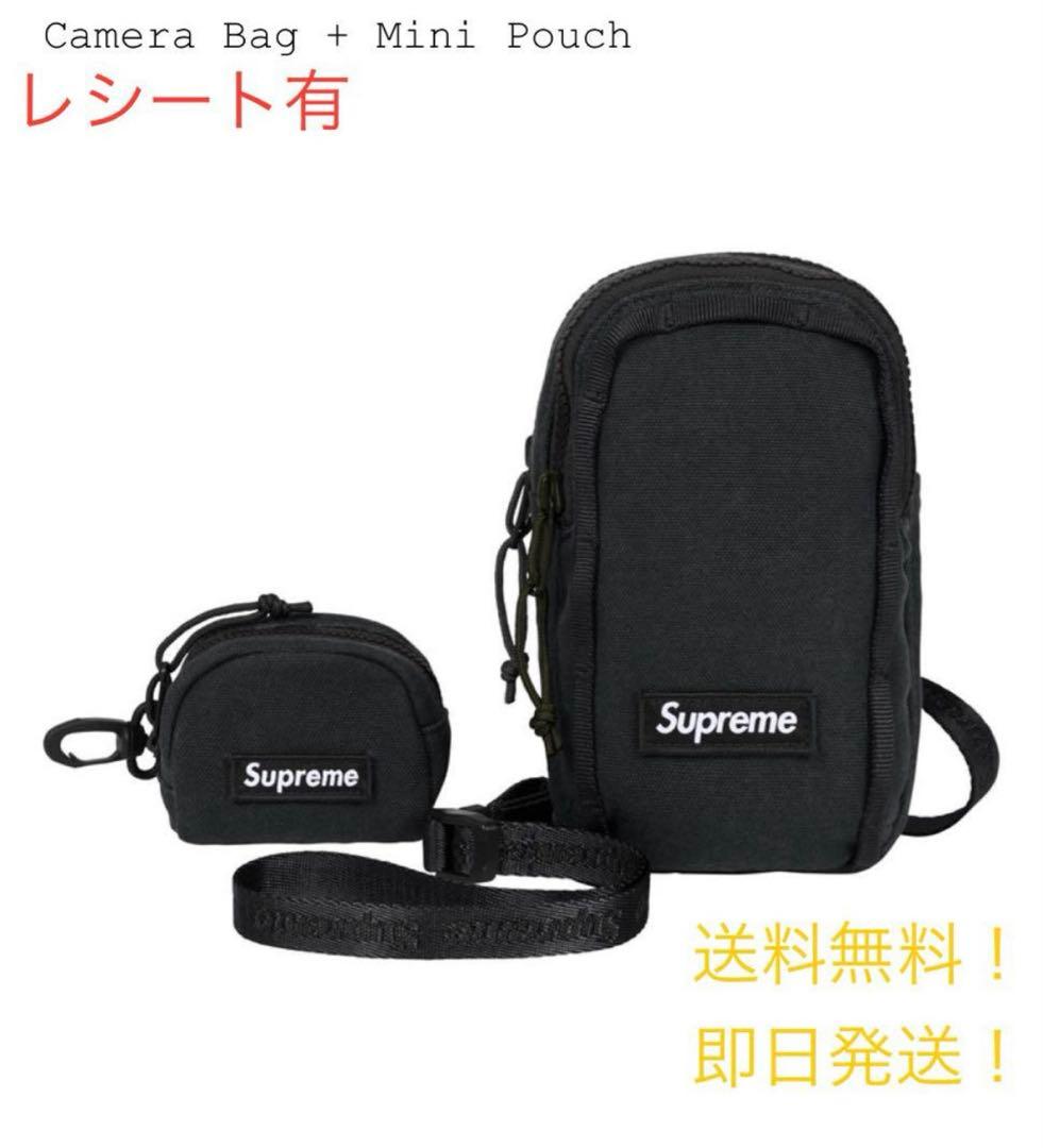 【完全未開封】supreme camera bag + mini pouch 黒