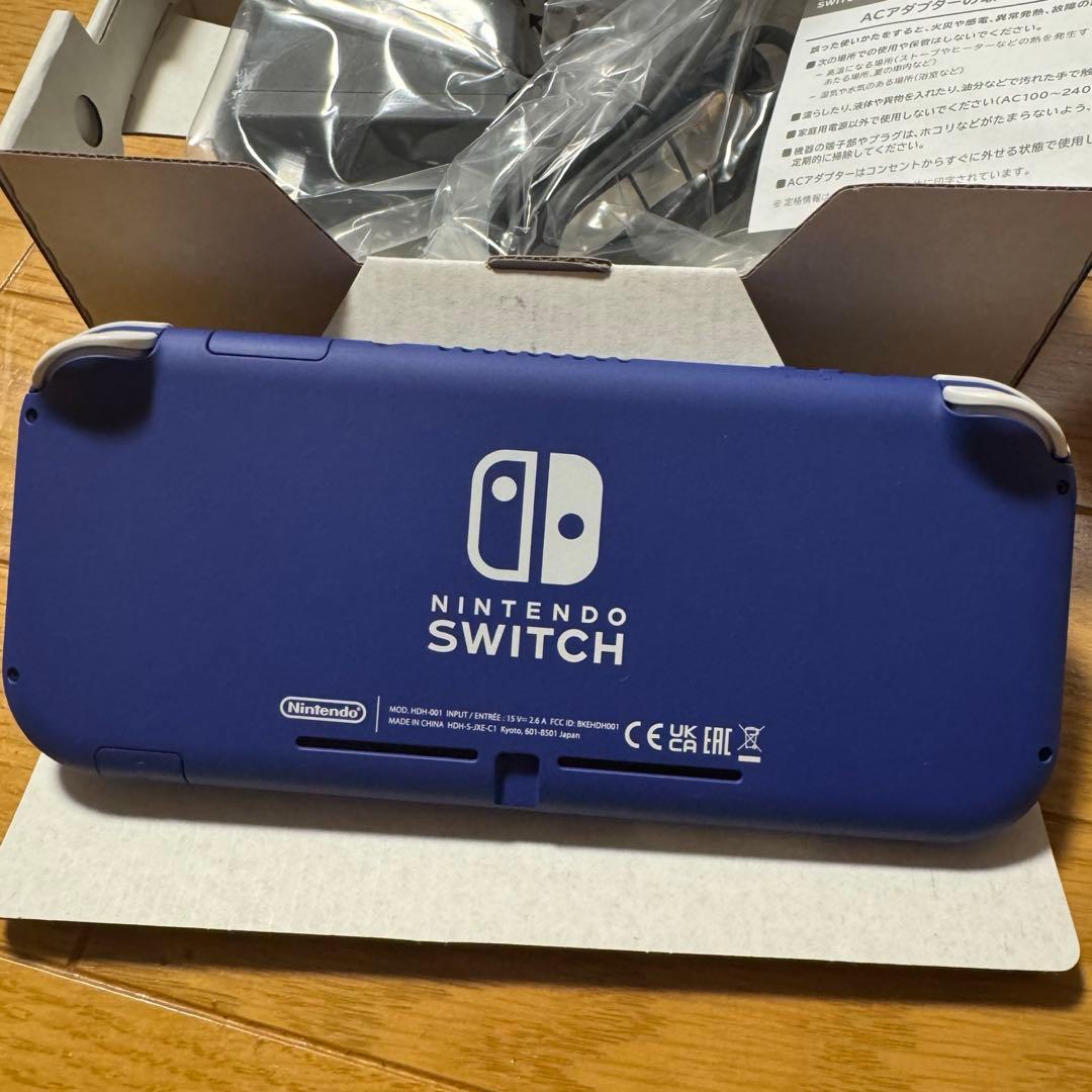 【美品】Nintendo Switch lite 任天堂 スイッチライト ブルー