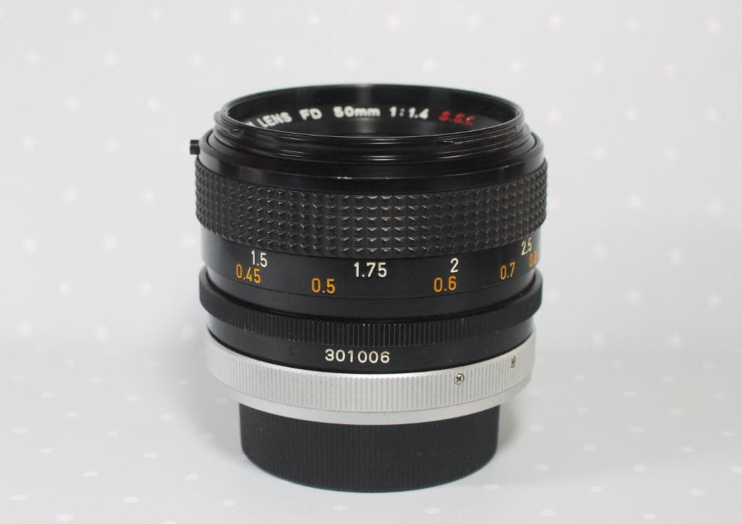 【試写確認済み】キャノン Canon FD 50mm F1.4 ssc