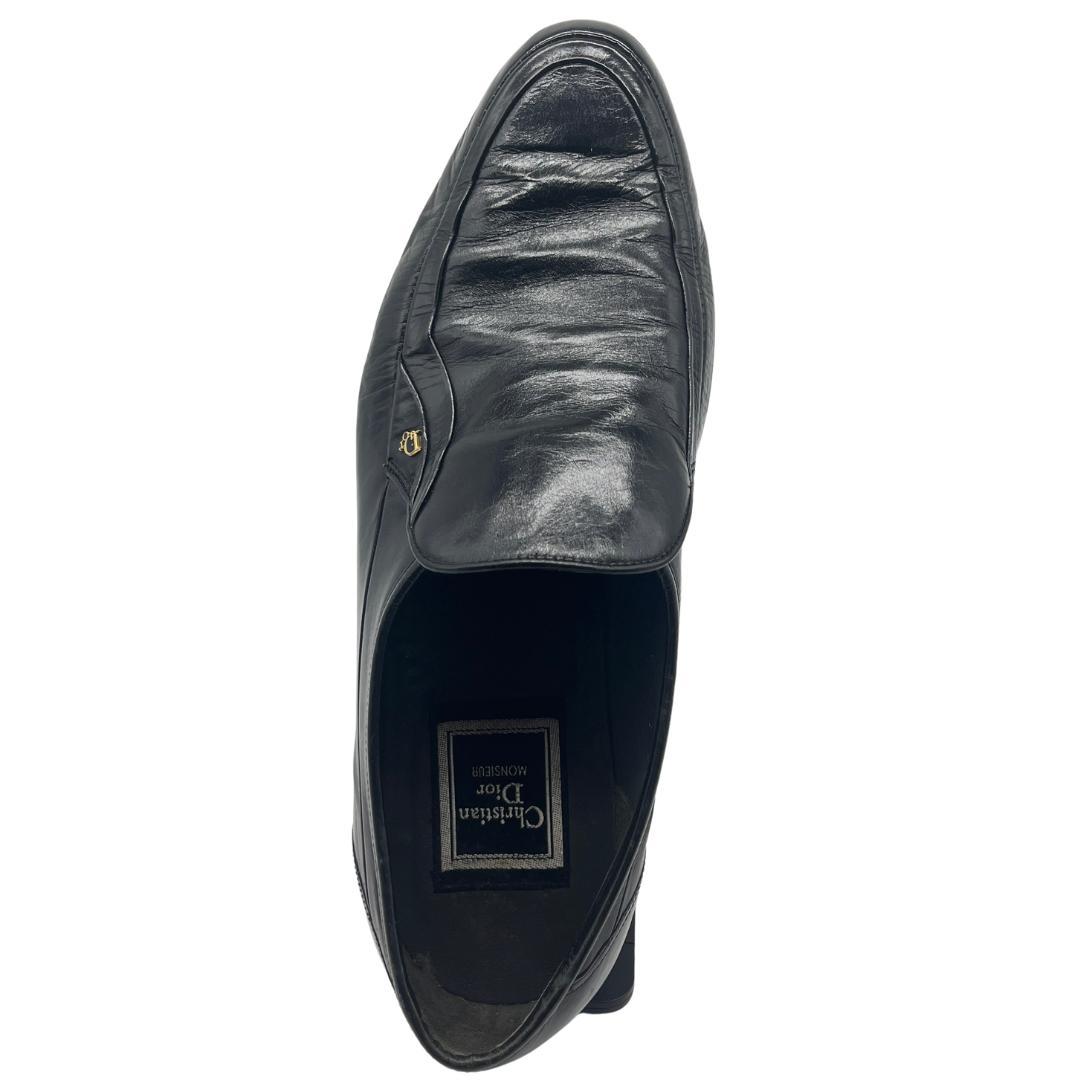 Christian Dior Monsieur レザーローファー 黒 41