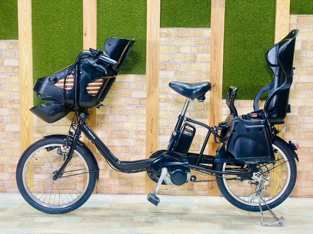 超人気ブラック系 パナソニック 子供乗せ電動アシスト自転車 H3340