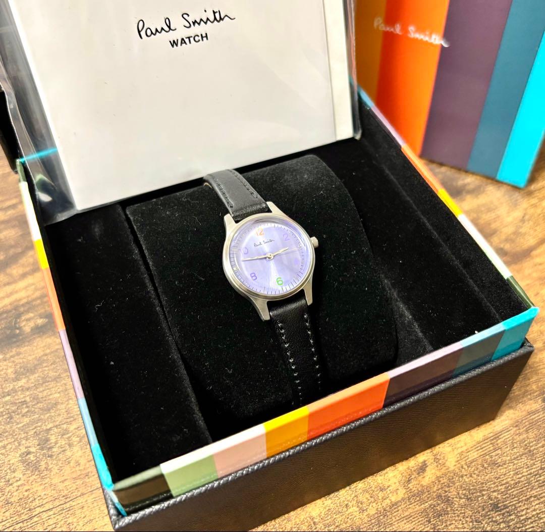 【新品】Paul Smith The City パープル×ブラック シンプル時計