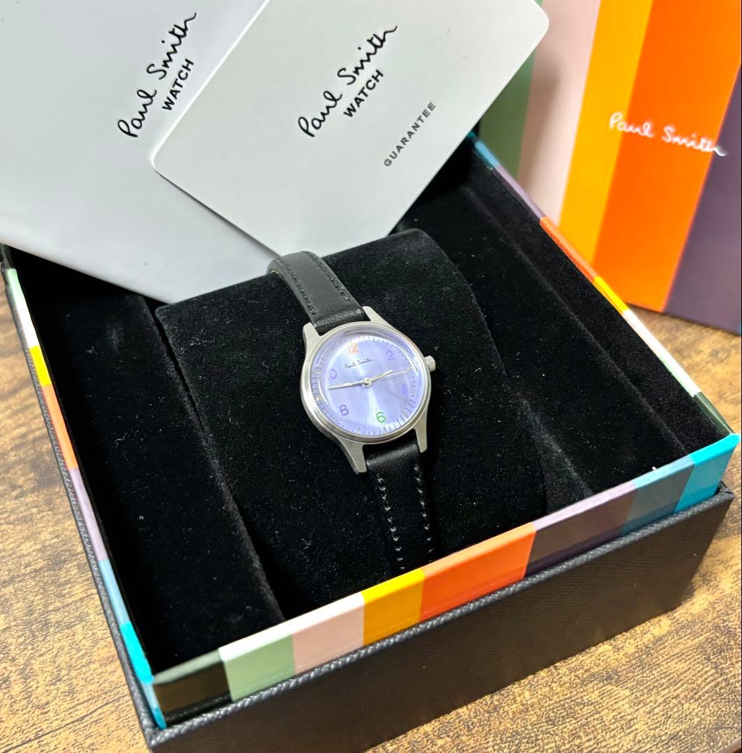 【新品】Paul Smith The City パープル×ブラック シンプル時計