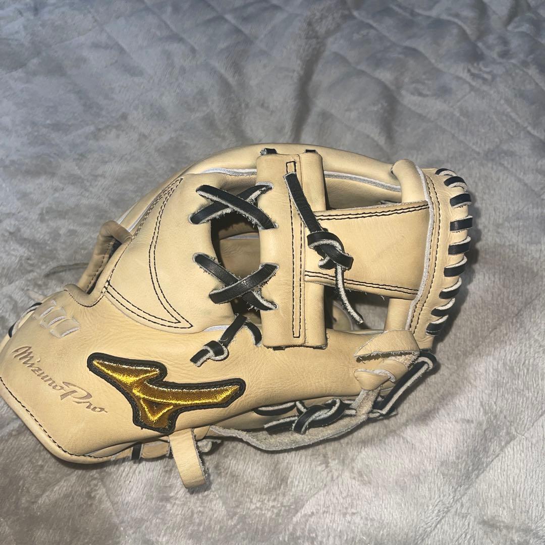 Mizuno Pro 軟式グローブ ベージュ