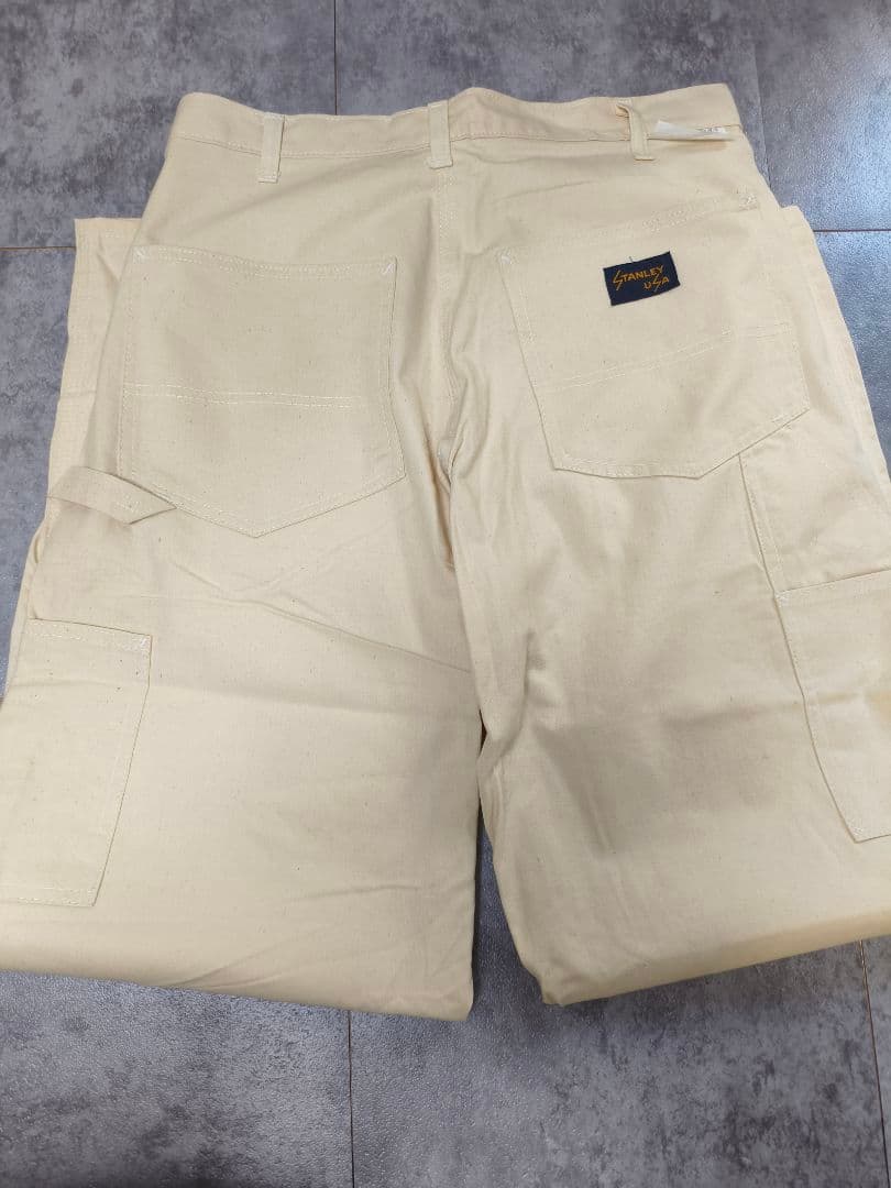 80年代 デッドストック　 STANLEY ダブルニー ペインター パンツ