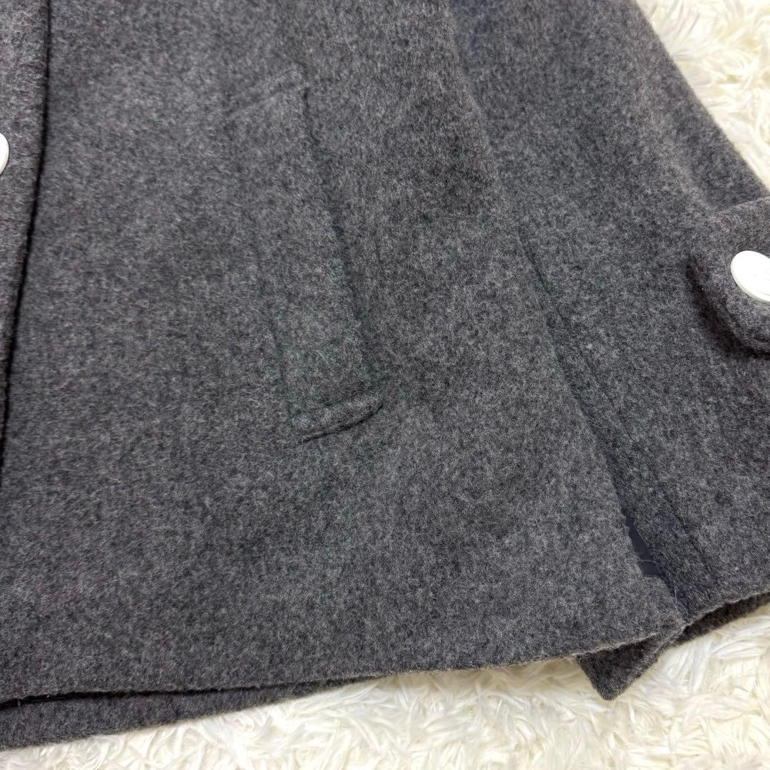 BEARDSLEY ビアズリー フーデッドショートコート グレー