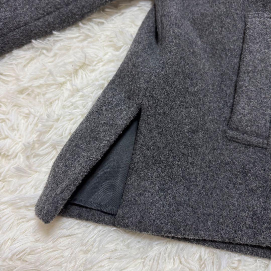 BEARDSLEY ビアズリー フーデッドショートコート グレー