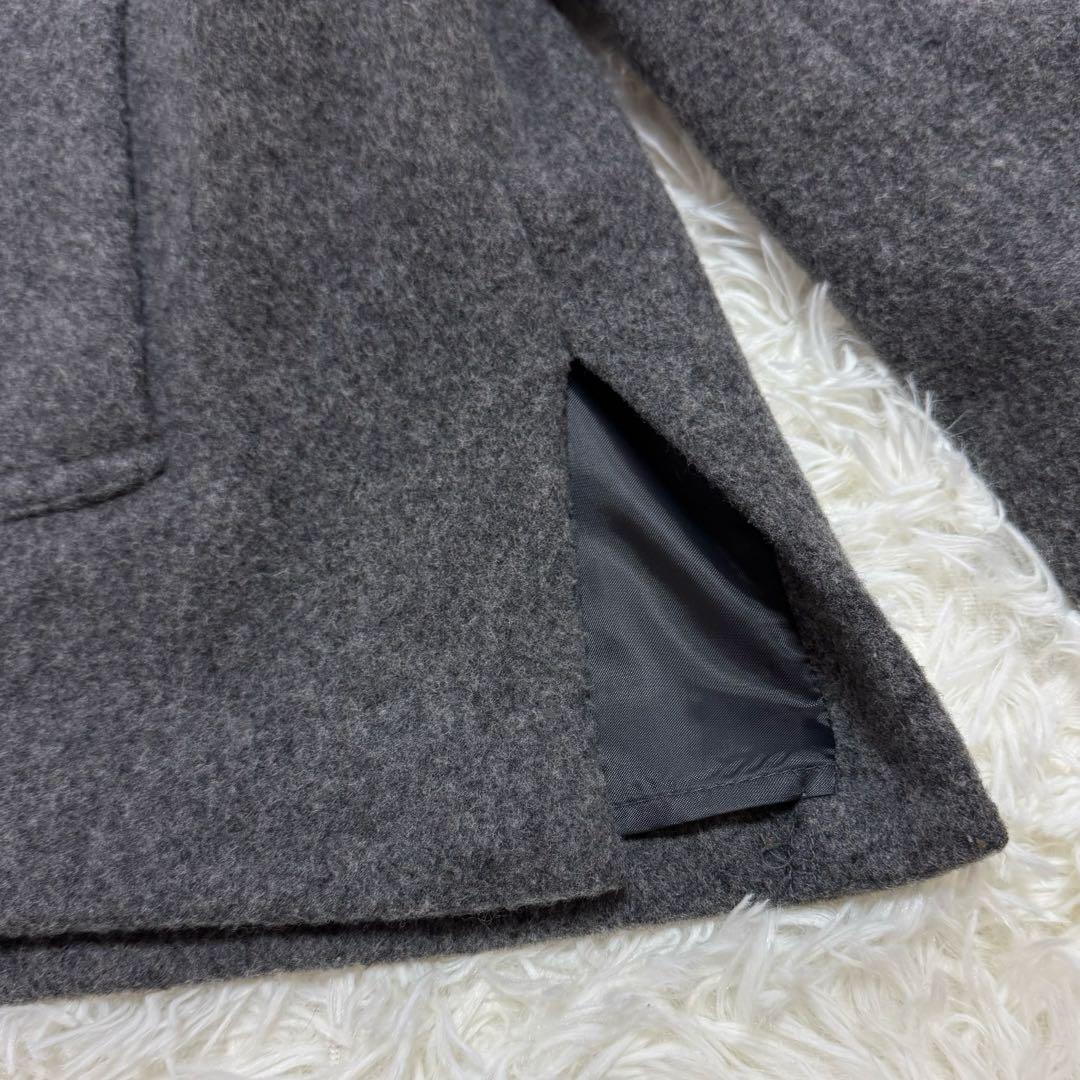 BEARDSLEY ビアズリー フーデッドショートコート グレー