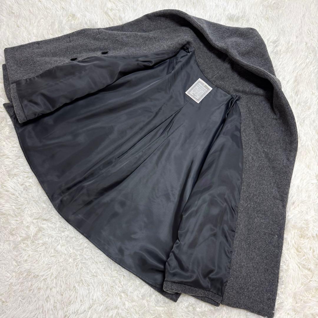 BEARDSLEY ビアズリー フーデッドショートコート グレー