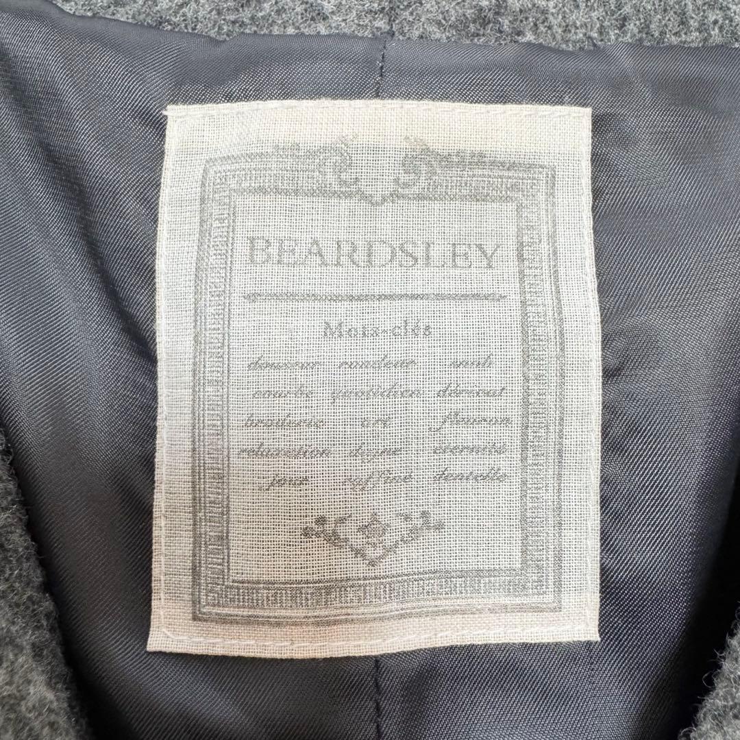 BEARDSLEY ビアズリー フーデッドショートコート グレー