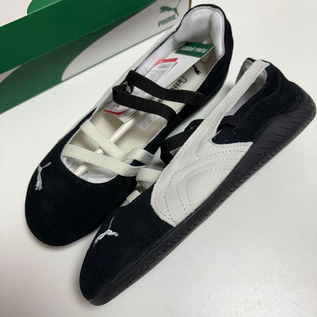 Puma フラットシューズ ブラック/ホワイト