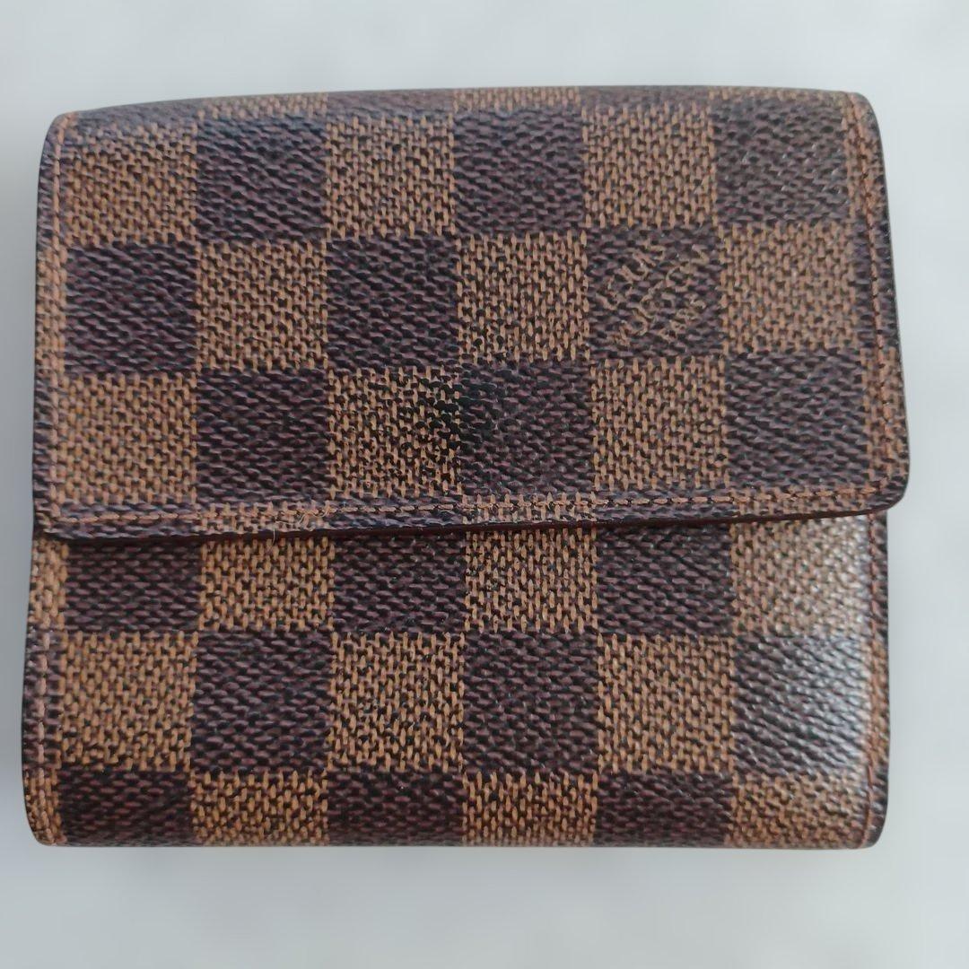 ルイヴィトン LOUIS VUITTON ダミエ　ブラウン三つ折り財布