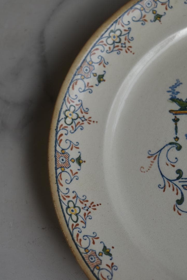 希少2枚組　パリ・オペラ窯　プレート平皿　フランスアンティーク