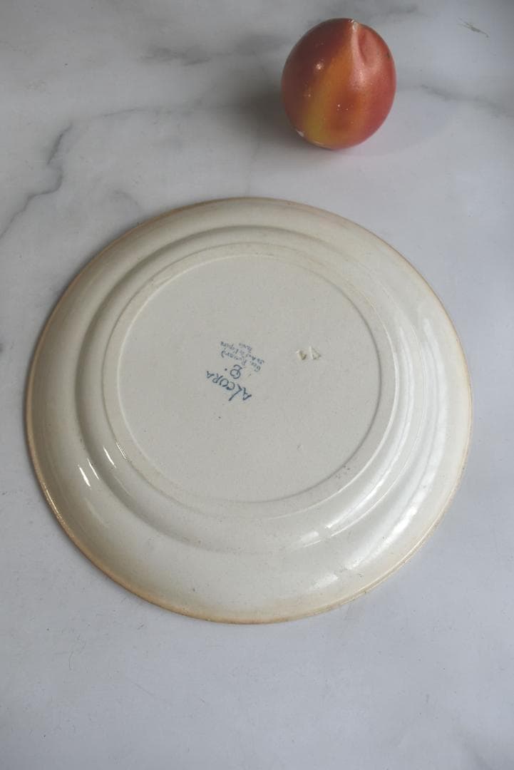 希少2枚組　パリ・オペラ窯　プレート平皿　フランスアンティーク