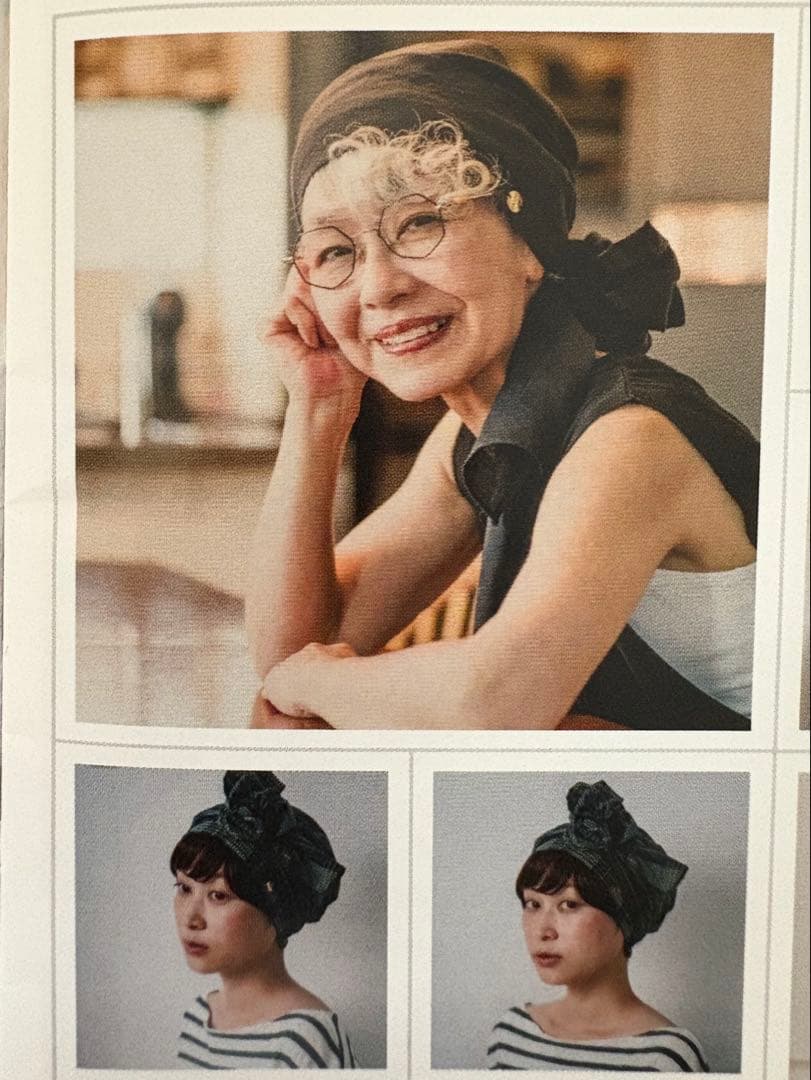 barenバレン　前髪ウィッグ付き ケア帽子 スカーフ 医療用 脱毛 抗がん剤