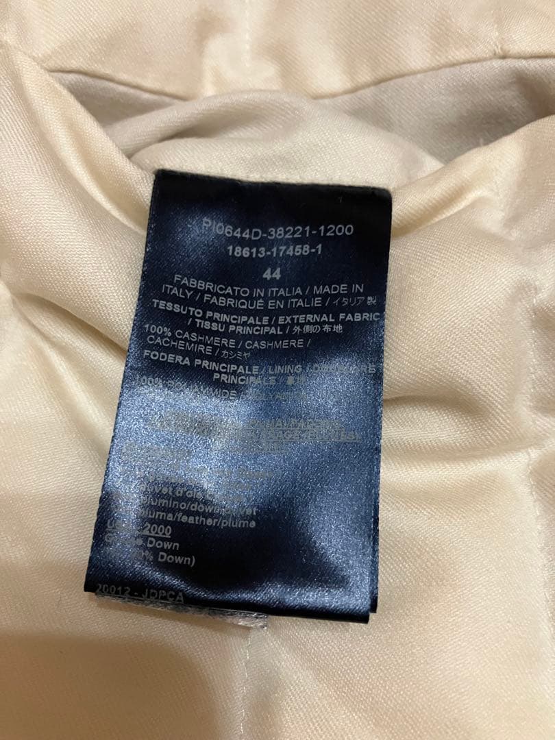 Herno アイボリー ベスト ショートスリーブ