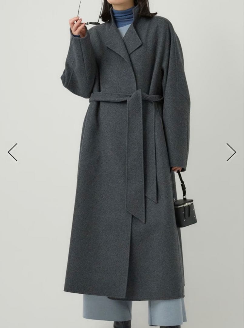 金子綾紹介 Chaos カオス アールスーペリアノーカラーロングコート