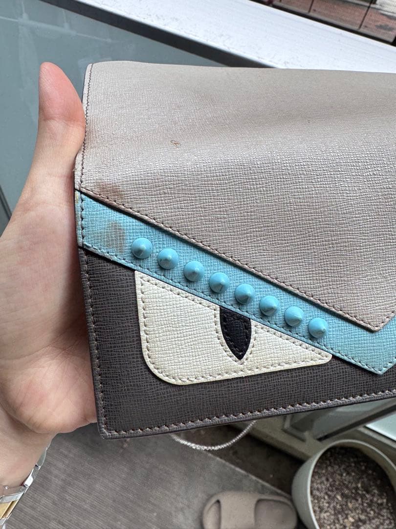 Fendi グレー クラッチバッグ
