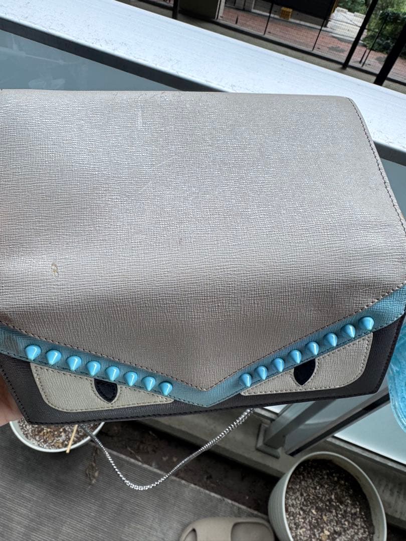 Fendi グレー クラッチバッグ