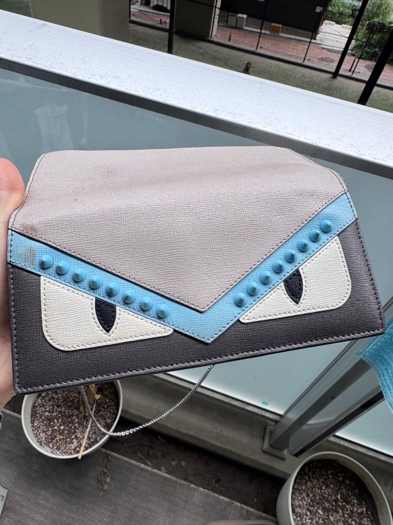 Fendi グレー クラッチバッグ