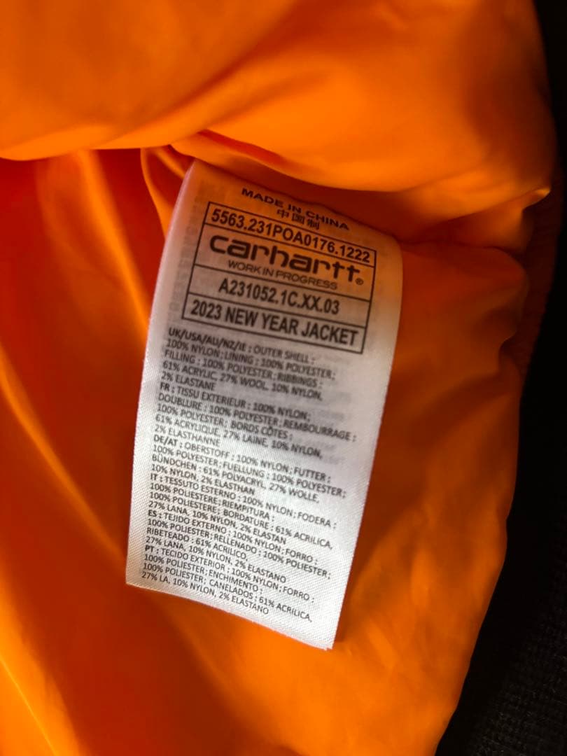 CARHARTT WIP 2023 超美品　カーハート　MA-1