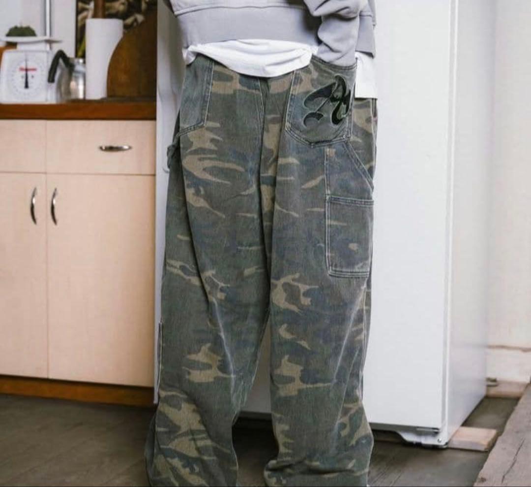 パンツ DOUBLE KNEE BAGGY DENIM ANTIMID