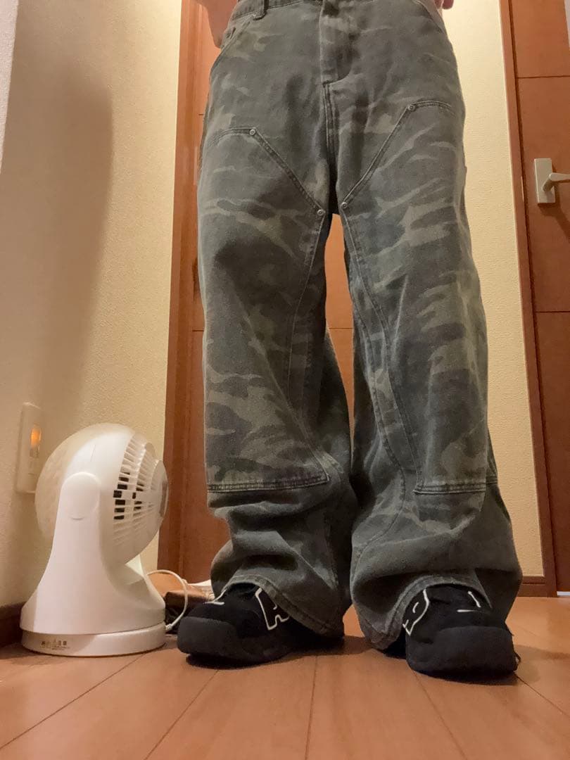 パンツ DOUBLE KNEE BAGGY DENIM ANTIMID