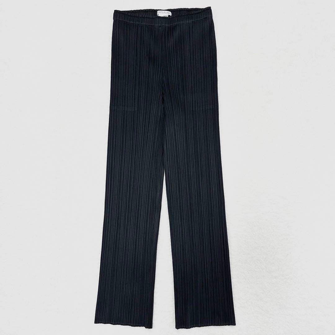 美品✨PLEATS PLEASE プリーツプリーズ パンツ ブラック サイズ2