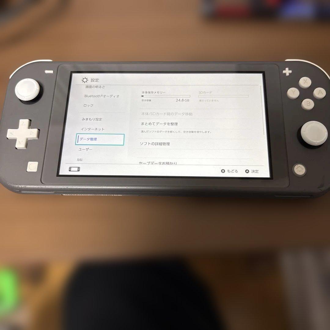 Nintendo Switch Lite グレー　ジャンク