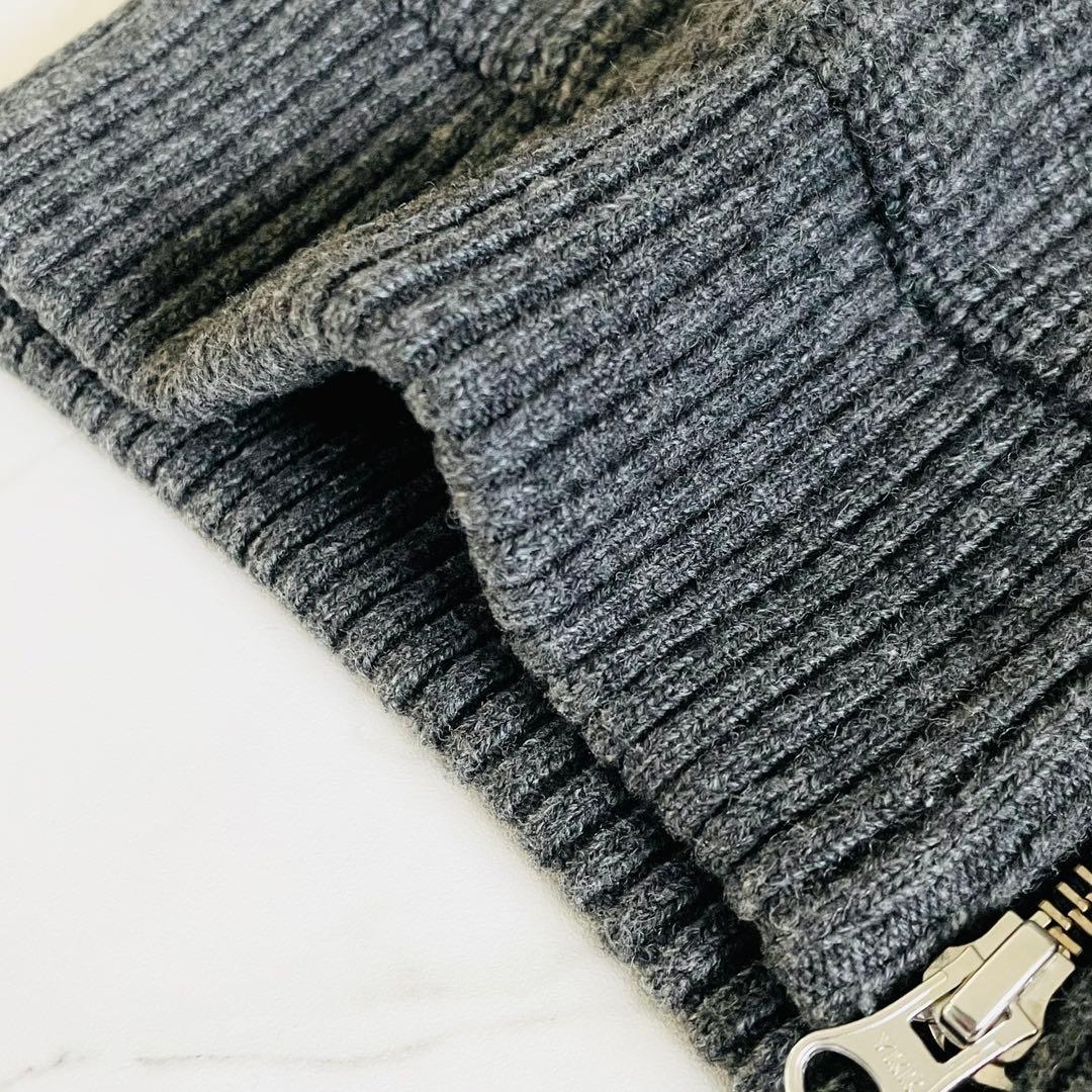 【日本製】マスターバニーエディション　ニットジャケット 裏地付きフード収納