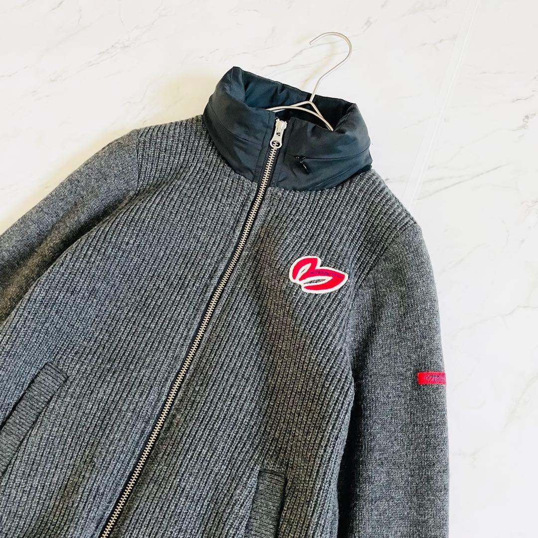 【日本製】マスターバニーエディション　ニットジャケット 裏地付きフード収納