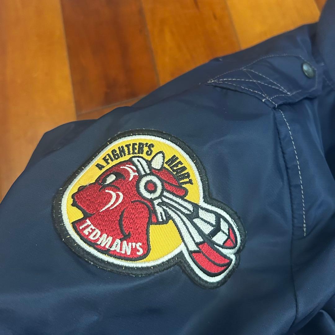 【美品】TEDMAN テッドマン L-2B フライトジャケット 42 ネイビー
