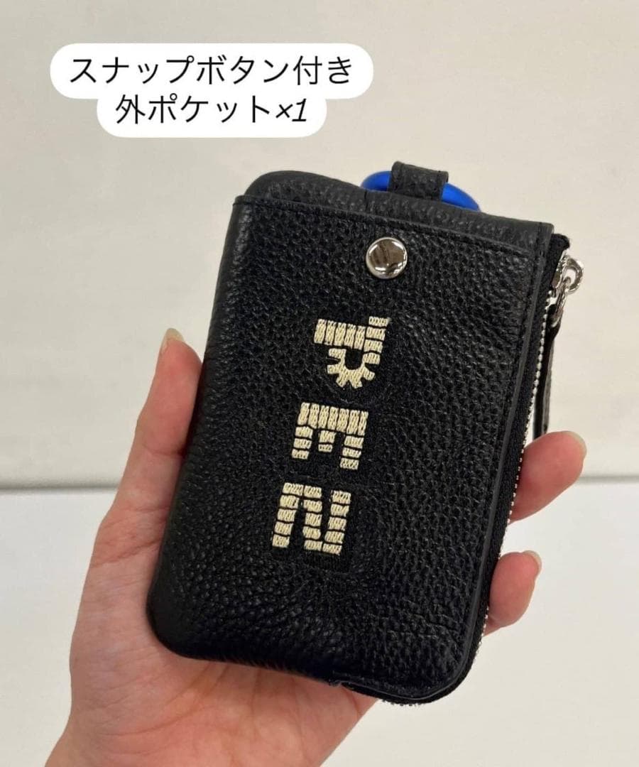 商談中☆【PEZ(ペッツ) ×ear】《牛革》カラビナ付きパス＆キーケース