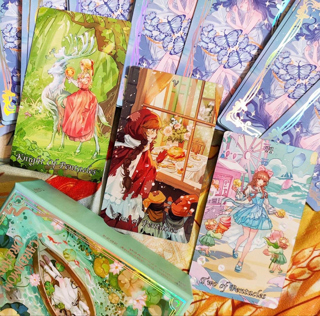 【正規品タロット】夢と魔法に包まれた、可憐で幻想的な78枚　豪華コレクターver