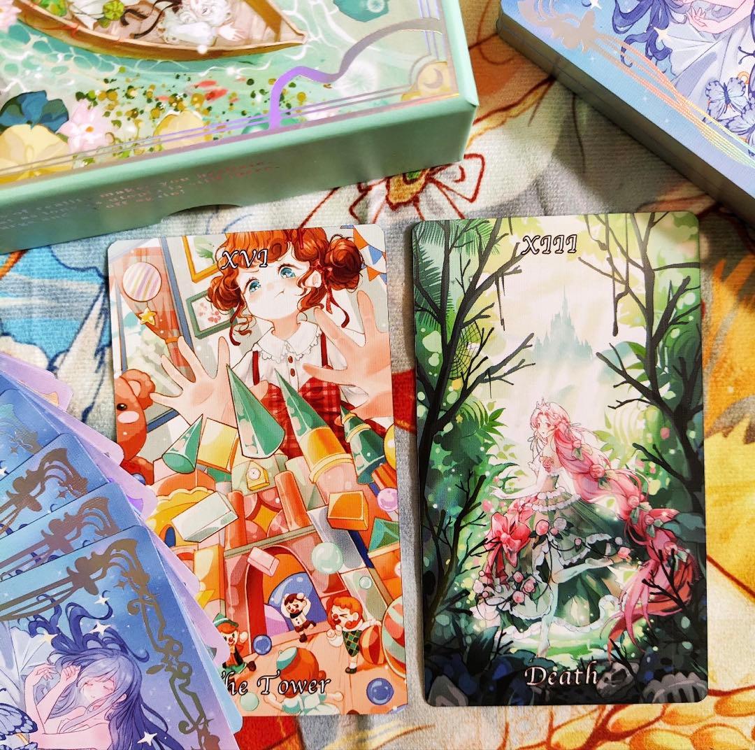 【正規品タロット】夢と魔法に包まれた、可憐で幻想的な78枚　豪華コレクターver
