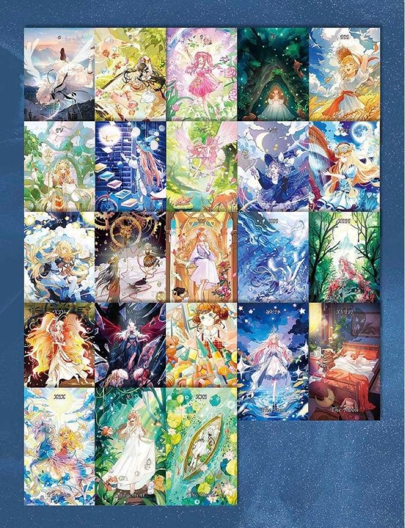 【正規品タロット】夢と魔法に包まれた、可憐で幻想的な78枚　豪華コレクターver