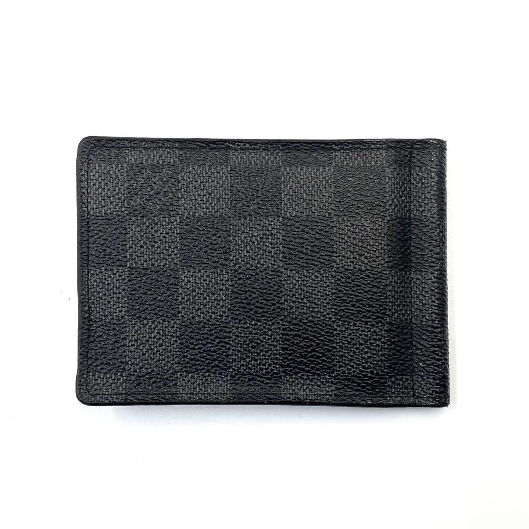 超美品 ルイヴィトン ダミエグラフィット ポルトフオイユ パンス マネークリップ