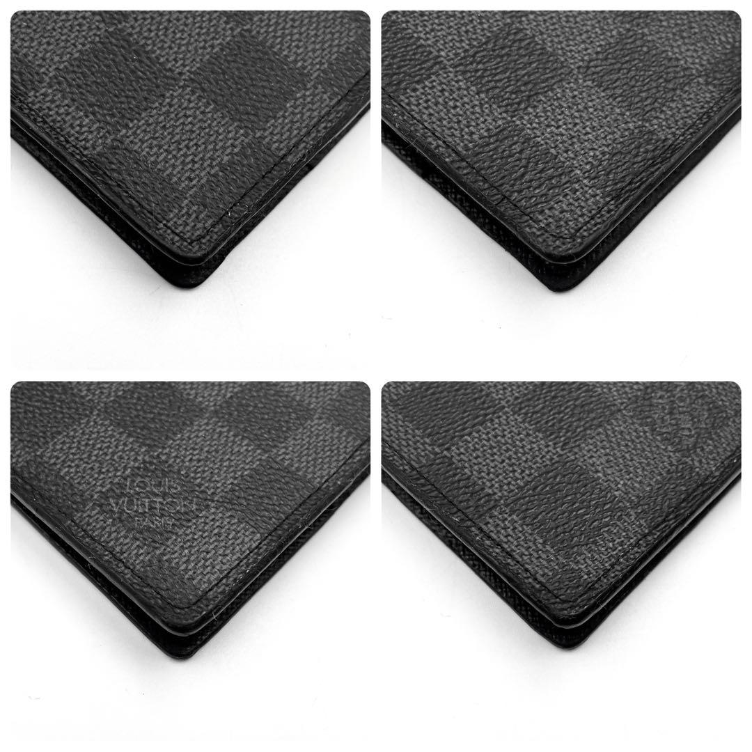 超美品 ルイヴィトン ダミエグラフィット ポルトフオイユ パンス マネークリップ