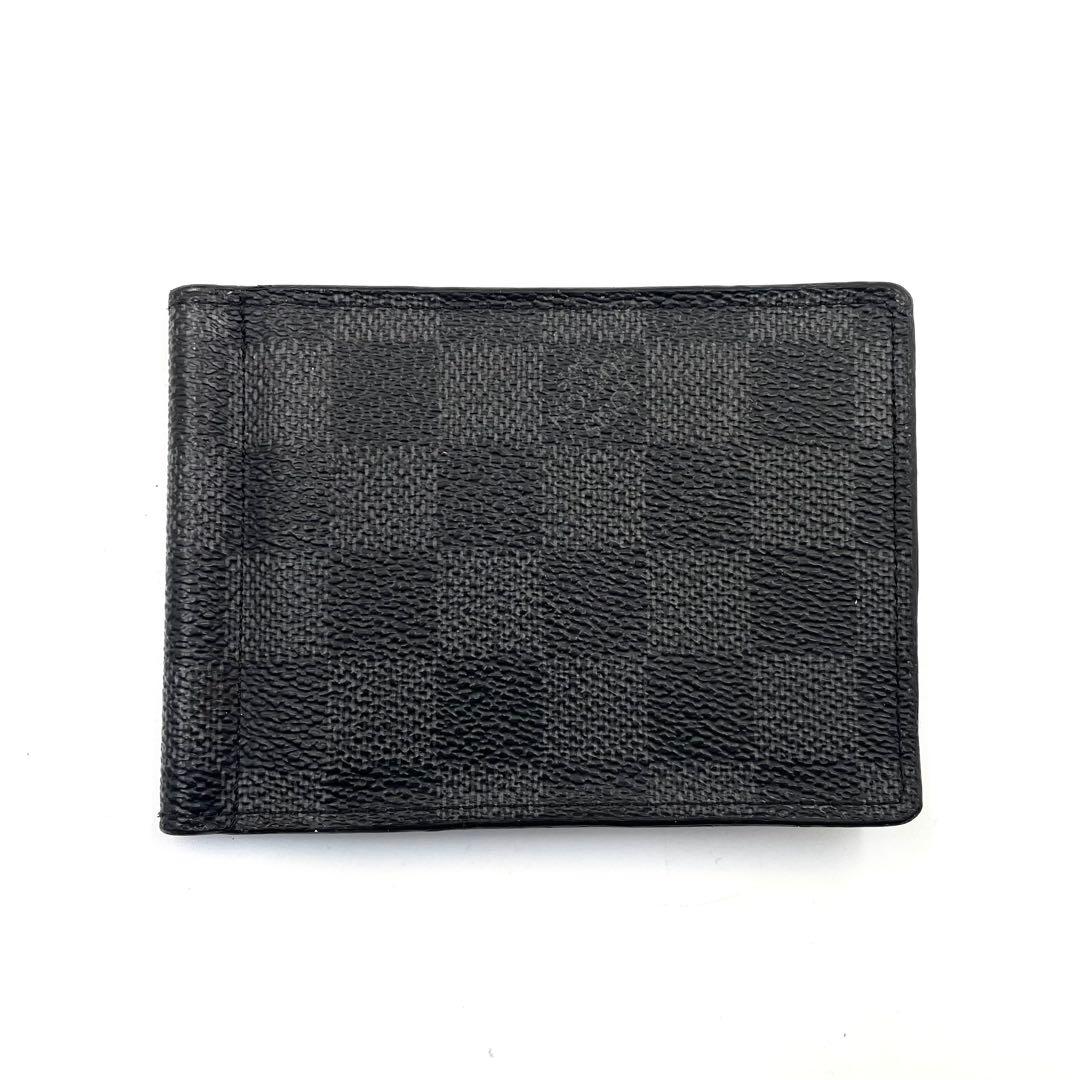 超美品 ルイヴィトン ダミエグラフィット ポルトフオイユ パンス マネークリップ