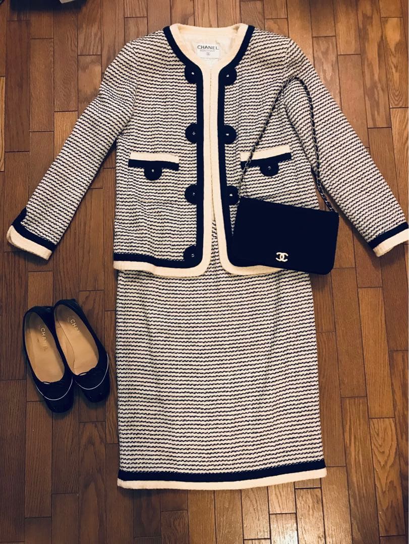 ◆お値下げ◆超美品◆シャネルツイードスーツ◆入学式卒業式にも◆ヴィンテージ