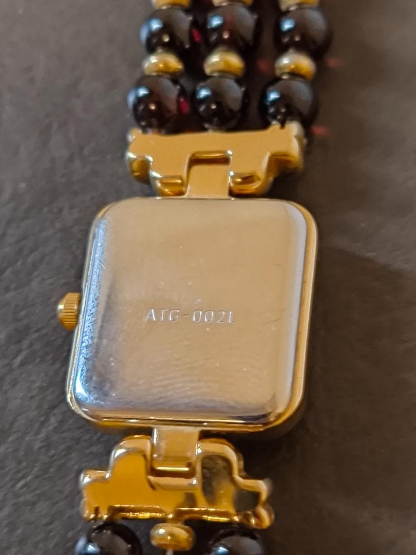 AMBER 琥珀 アンバー ビーズ 腕時計