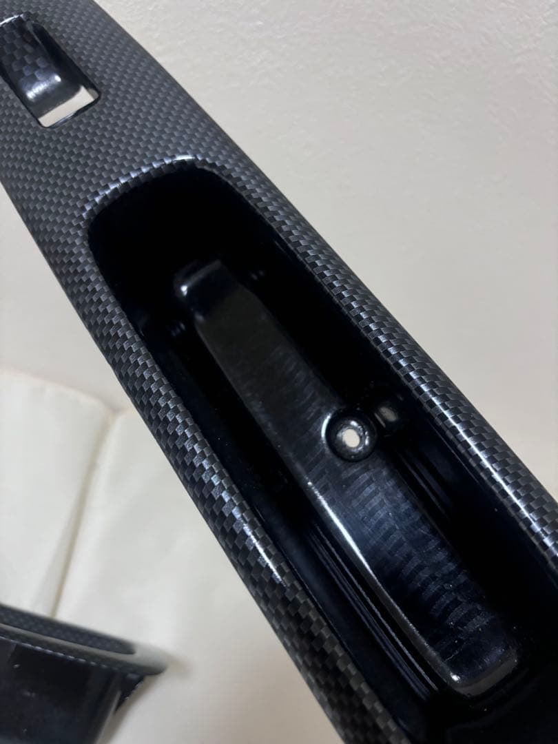 ek3 ek4 ek9 カーボン調 インナードアハンドルカバー ドアポケット