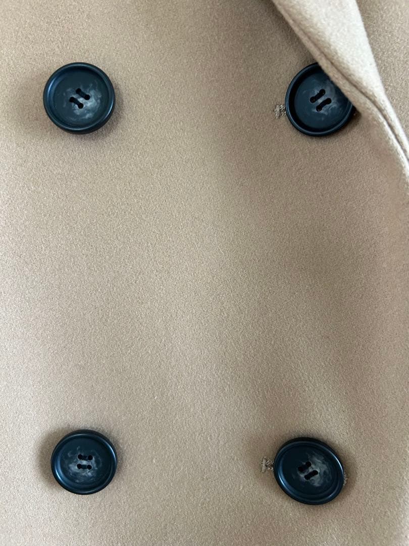 na＊ 　Theory ベージュ ダブルブレスト チェスターコートカバー付