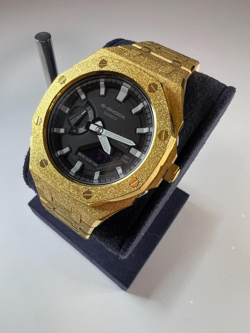 G-SHOCK GA2100 フロステッド加工 カシオーク カスタム パーツC