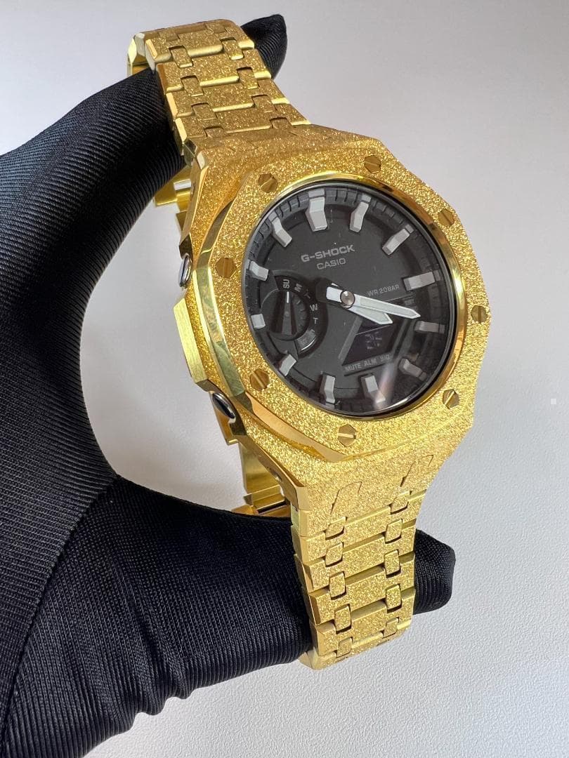 G-SHOCK GA2100 フロステッド加工 カシオーク カスタム パーツC