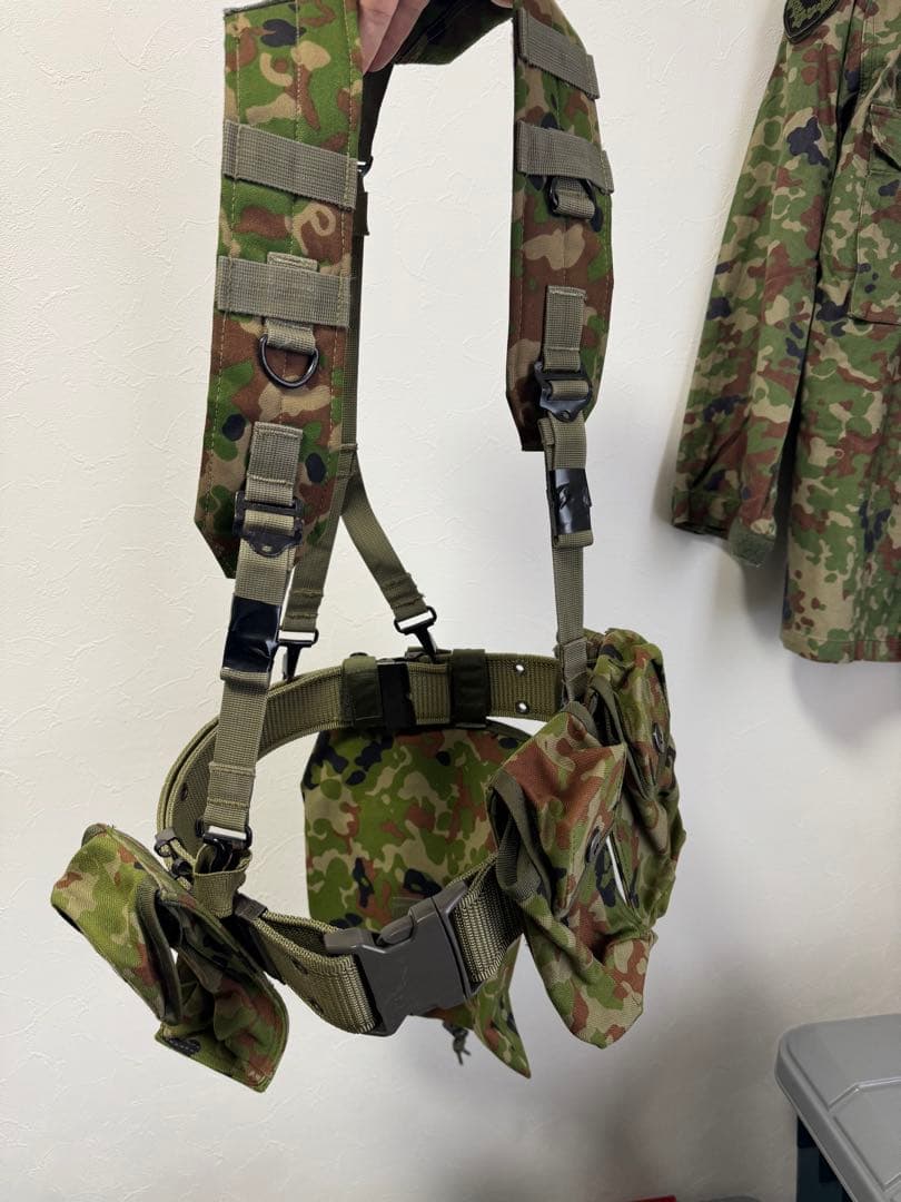 【レン】楯桜迷彩戦闘服2型　チェックリストリグ、88式鉄帽付き