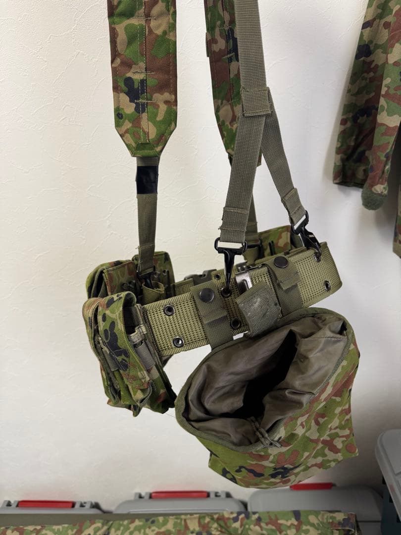 【レン】楯桜迷彩戦闘服2型　チェックリストリグ、88式鉄帽付き