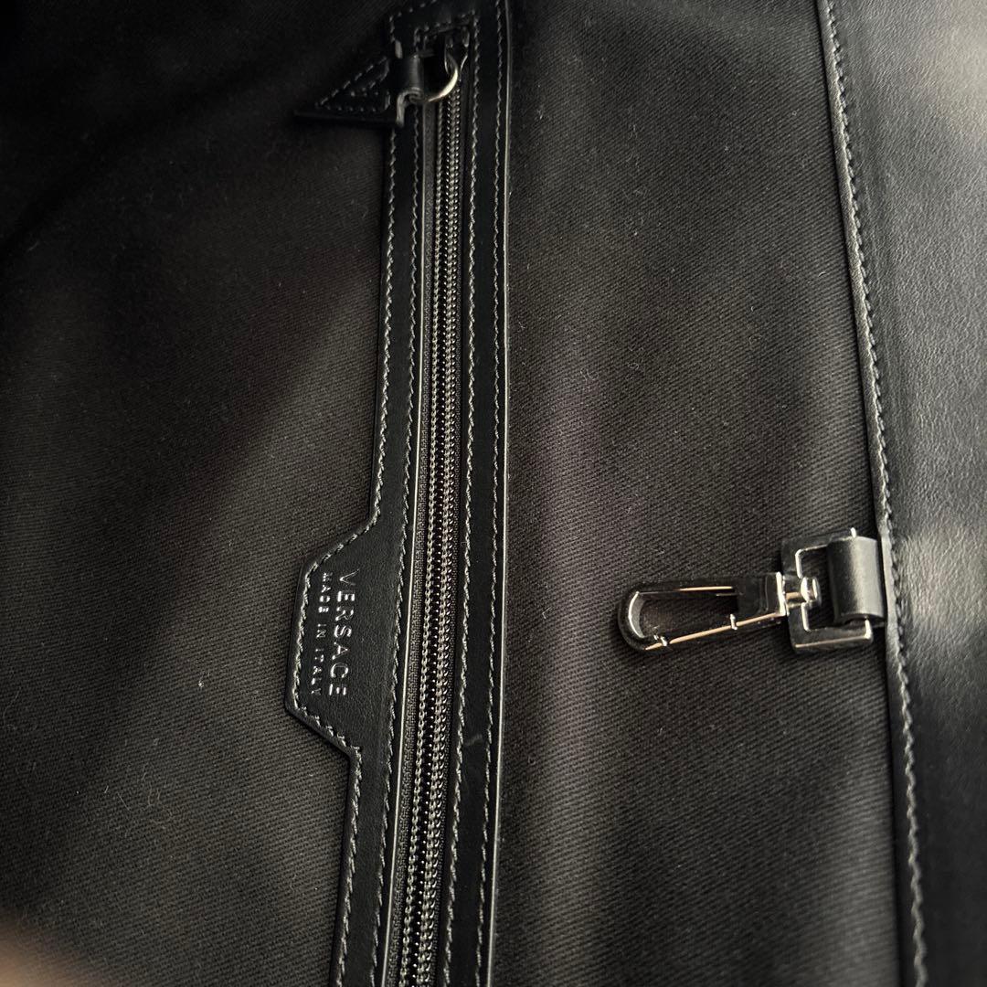 VERSACE トートバッグ ホワイト ブラック美品